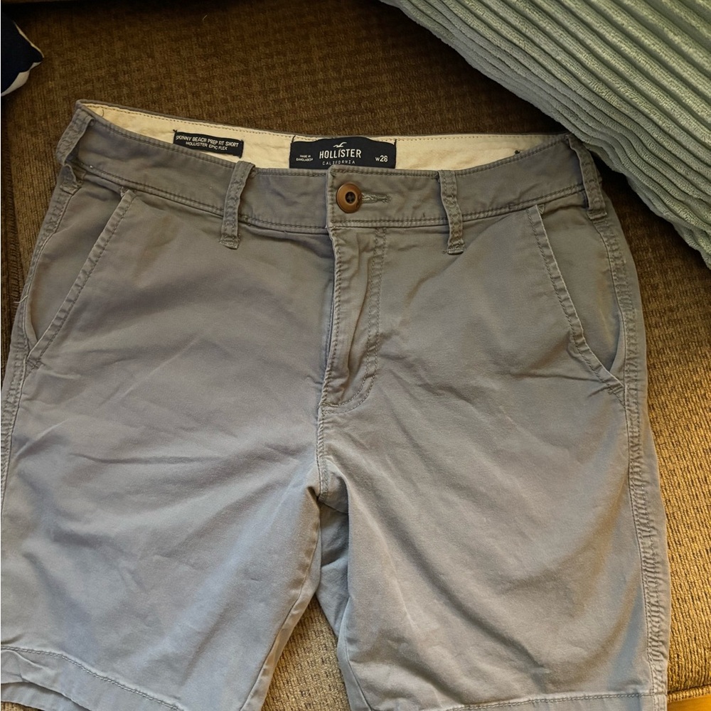 Hollister Gray Prep Shorts